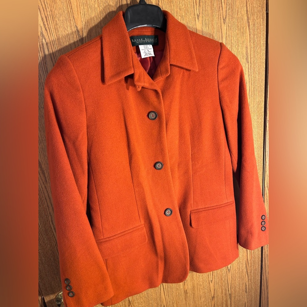Harvé Bernard Cashmere Wool Blend Jacket - Picture 1 of 4